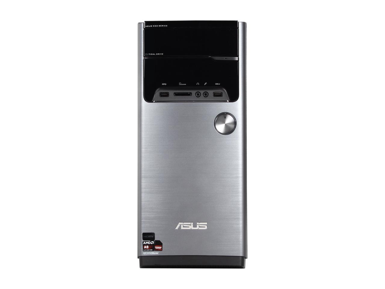Asus Desktop Pc M32bf Us004s A8 Series Apu A8 5500 3 2 Ghz 4 Gb Ddr3 1 Tb Hdd Amd Radeon Hd 7560d Windows 10 Pro 64 Bit Cyber Tera